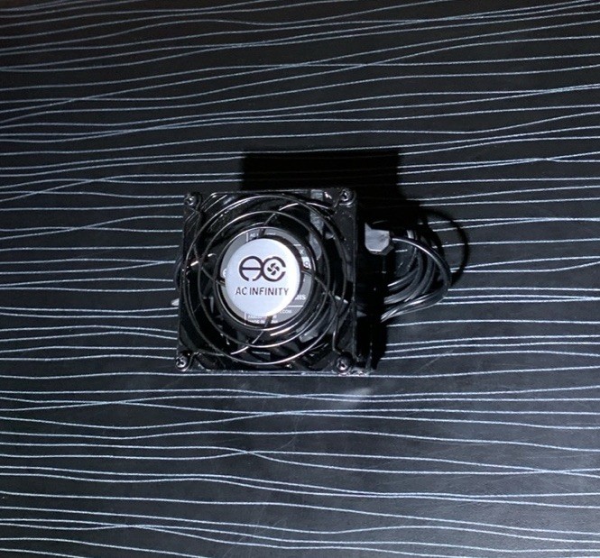 AC Infinity AXIAL 8038, Quiet Muffin Fan, 120V AC 80mm x 38mm Low Speed,