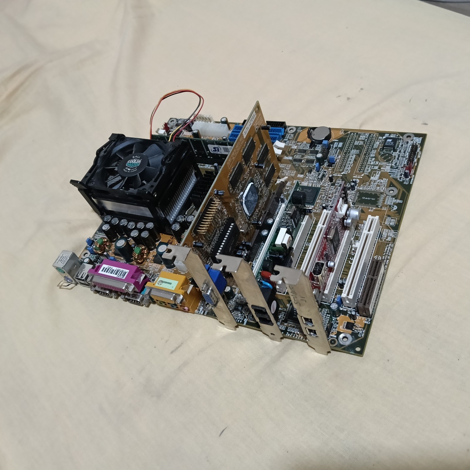 🖥️Pentium 4 1.4GHz Intel DFI NB72-SR Retro PC Bundle Nvidia TNT2 M64 Firewire