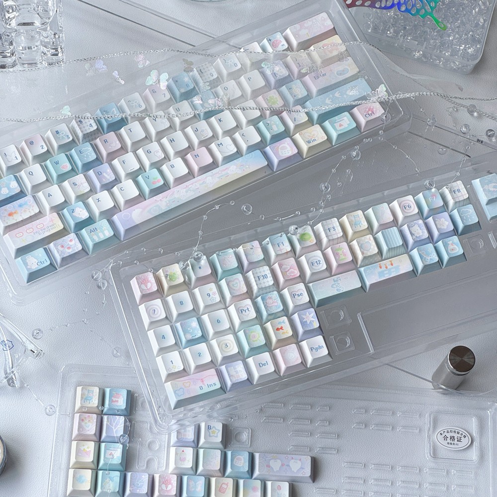 MocooLab Fantasy Cay Keycaps(Cherry Profile,PBT)