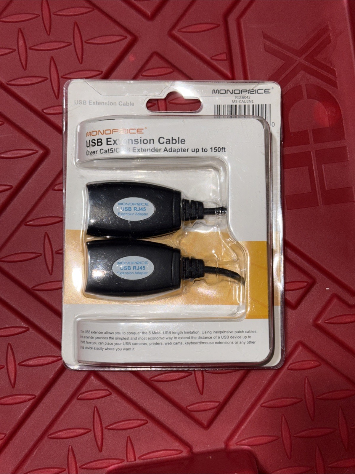 Monoprice USB Extender over Cat5 or Cat6 Connection up to 150ft