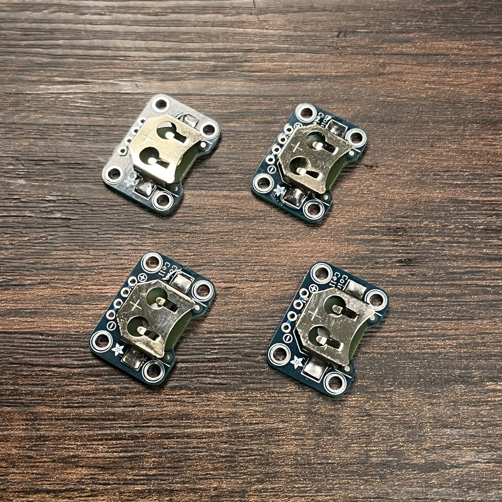 CR1220/CR1225 Coin Cell Battery Breakout Board Lot of 4