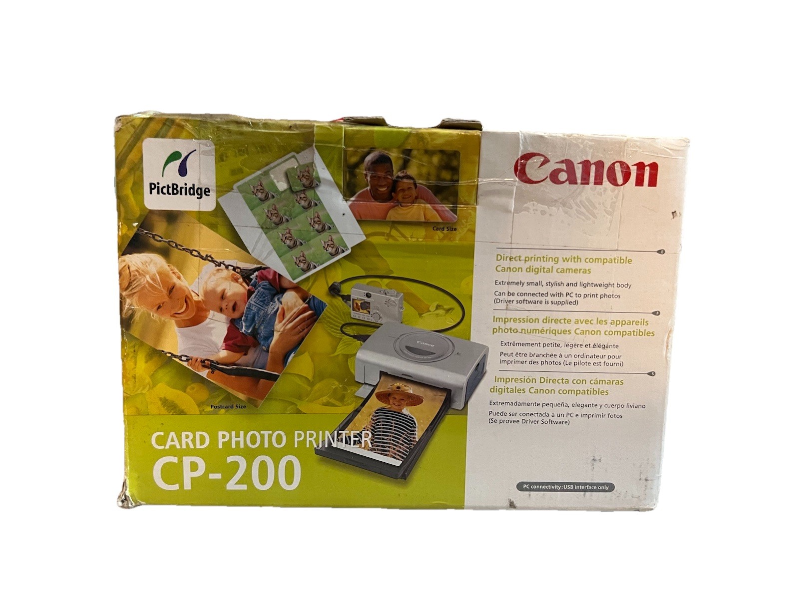 NOS Canon CP-200 Card Photo Printer