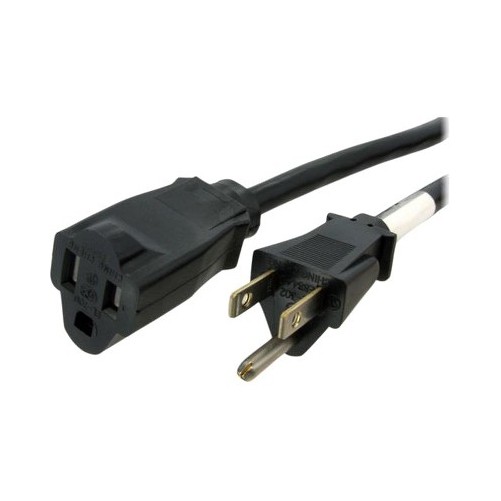 Startech PAC101146 6FT POWER EXTENSION CORD NEMA 5-15R TO 5-15P COMPUTER POWER C