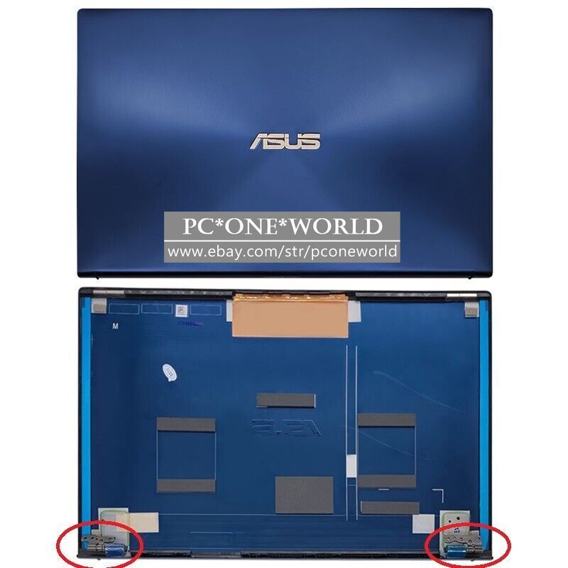 New for ASUS ZenBook 15 UX534 UX534F UX534FA Touch LCD Back Cover+Hinges