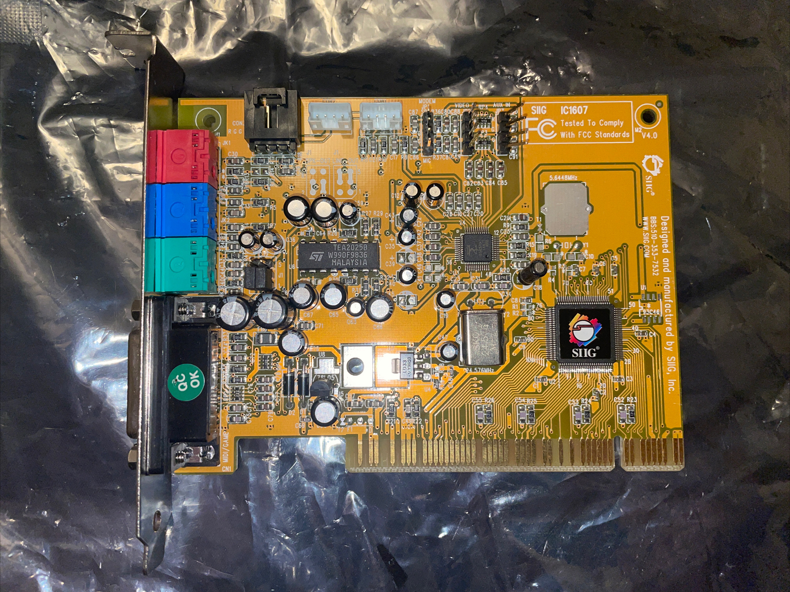 Trident 4DWave-DX Midi PCI Sound Card PCI 4D Wave Sound