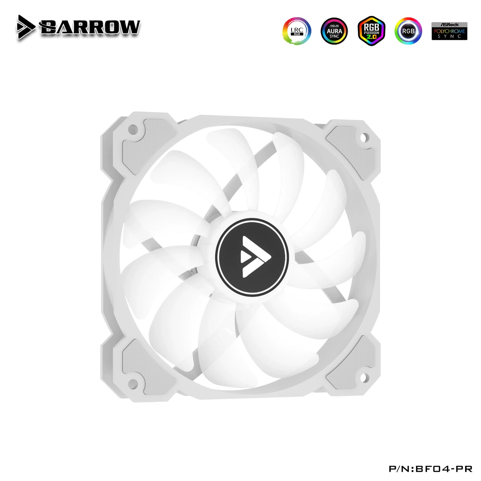 Barrow Aurora aRGB PWM Radiator 120mm Fan Hydraulic Bearing Adjustable Lighting