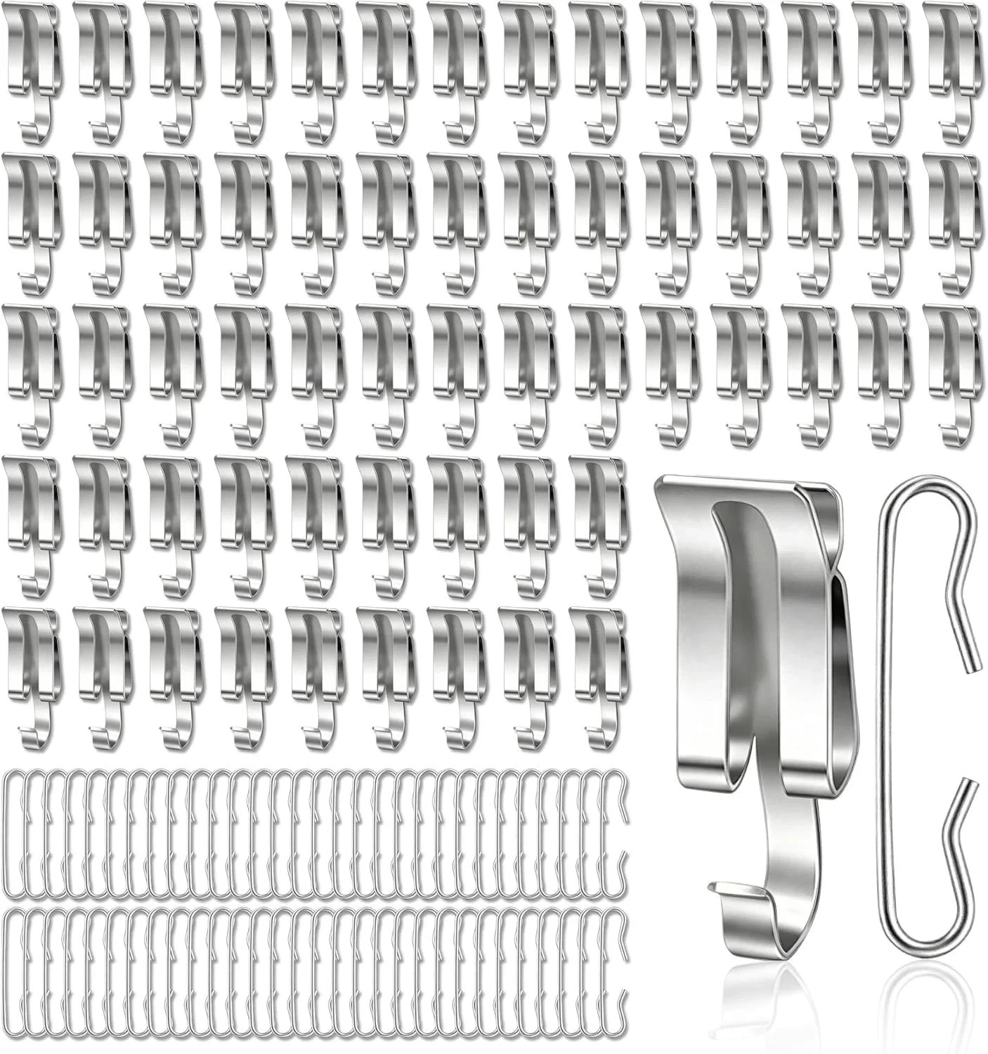 120pcs Heat Cable Roof Clips De Icing Cable Clips and Spacers Kit Roof Clips ...