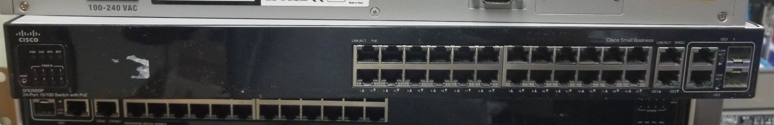 Cisco SFE2000P 24 Port 10/100 PoE Managed Ethernet Switch