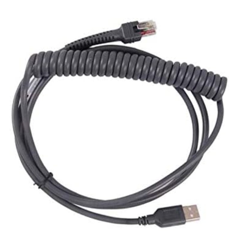 10Pcs Zebra CBA-U12-C09ZAR Coiled Cable Power Adapters For DS2278 LS2208 LS4208