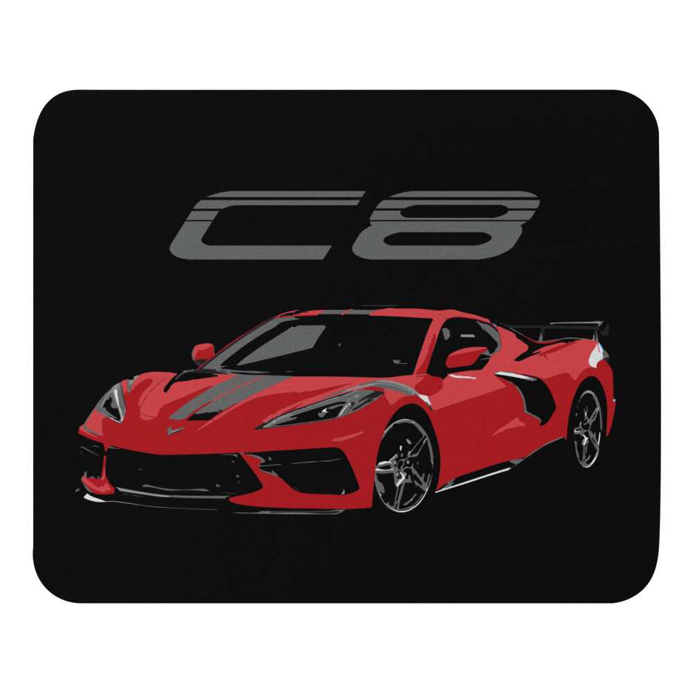 2022 Red vette C8 Owner Gift Mouse pad