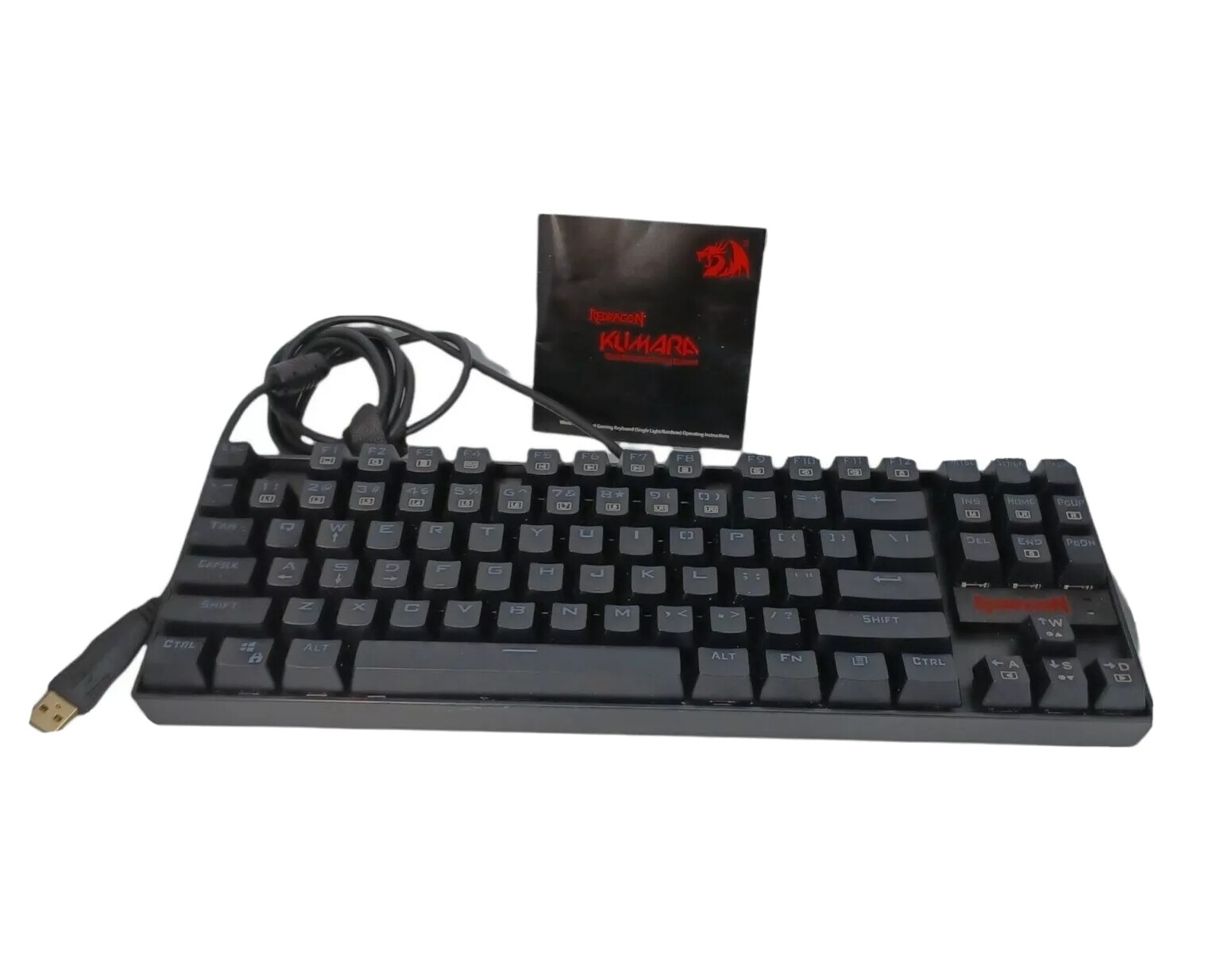 Red Dragon Kumara K552-KR Gaming Keyboard Red Switches. Excellent Condition