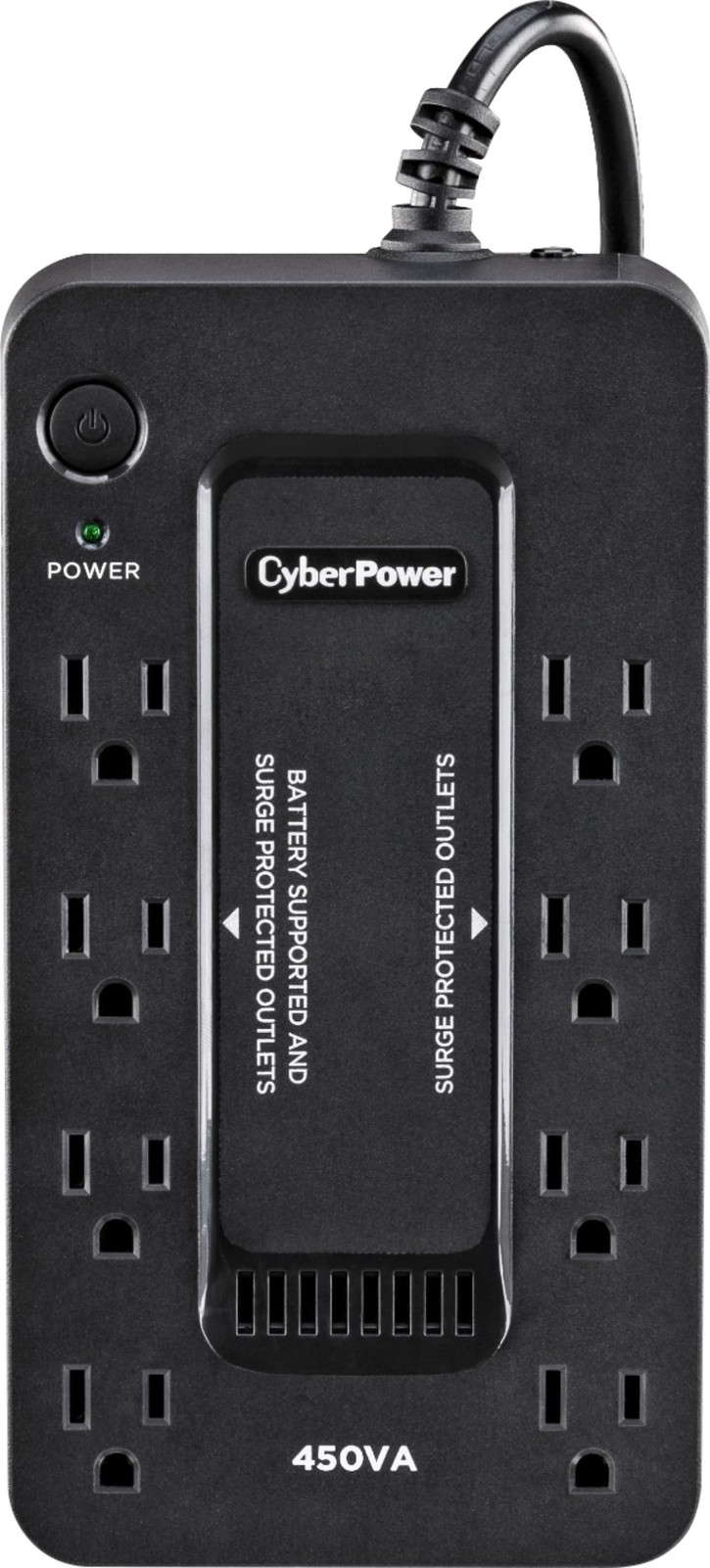 CyberPower SE450G1 450VA Battery Back-Up System - Black
