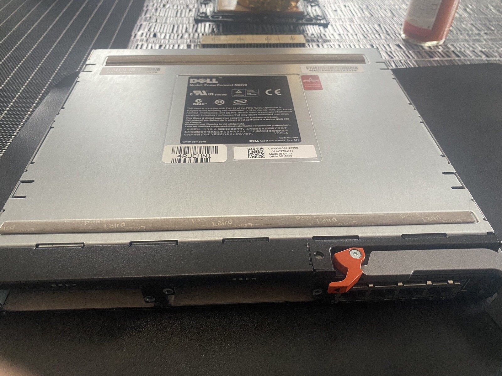 DELL POWERCONNECT M1000E M6200 20PORT ETHERNET SWITCH 0GM069 GM069