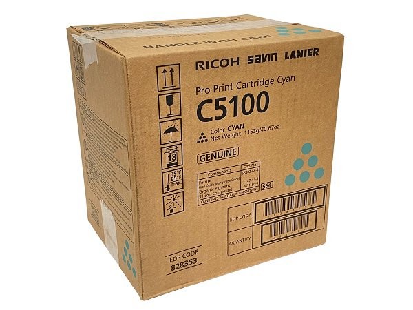 Genuine Ricoh 828353 Brand New Sealed Box Cyan Toner, We Ship Fast