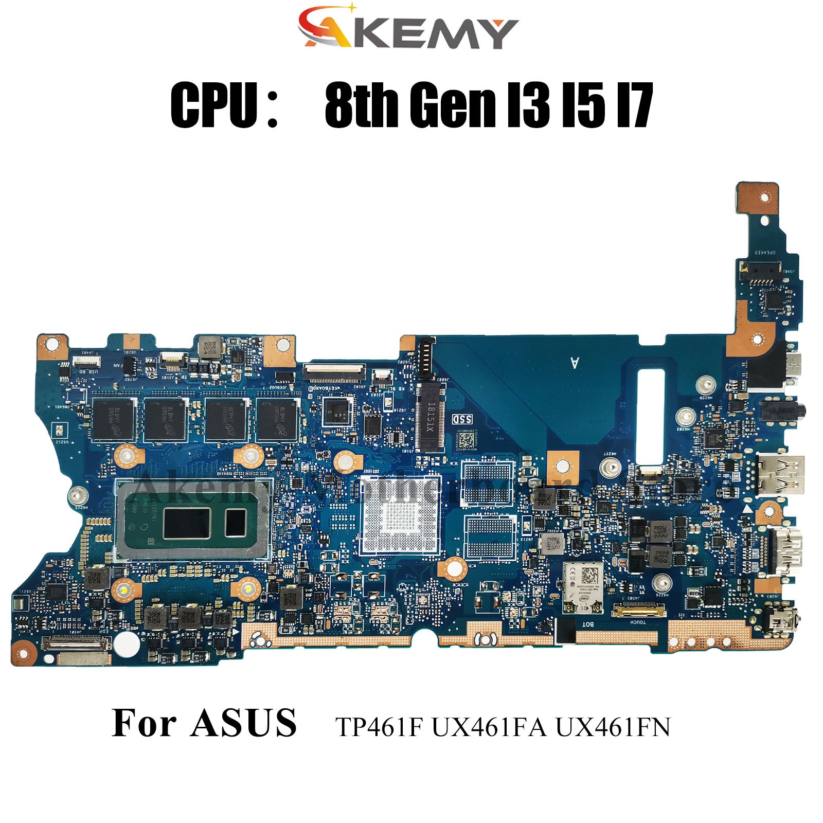 UX461FA Motherboard For ASUS TP461UN UX46UN UX461FA TP461UA Mainboard W/CPU