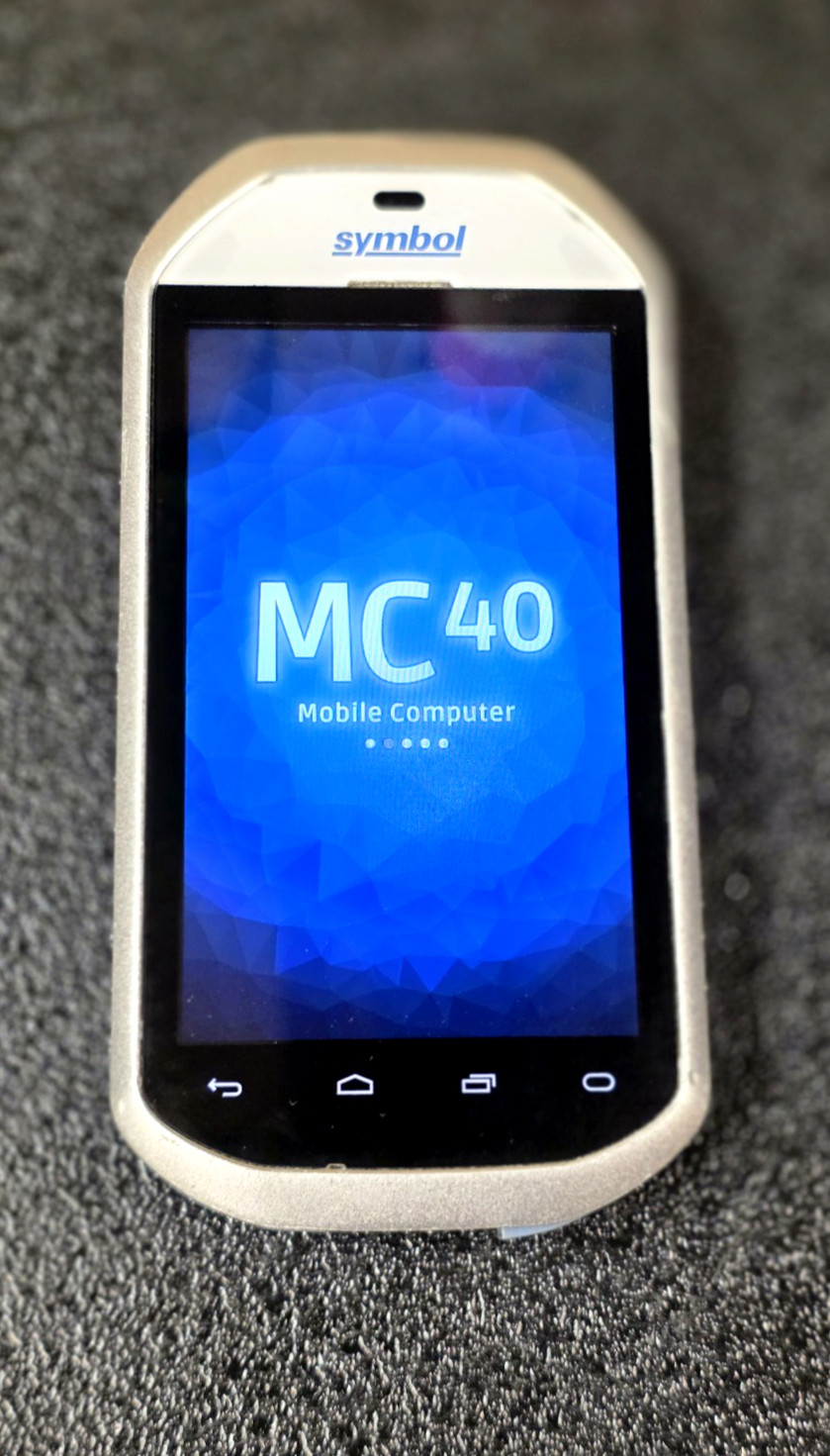 Zebra Symbol MC40N0 Mobile Computer Barcode Scanners With Battery  - Tested