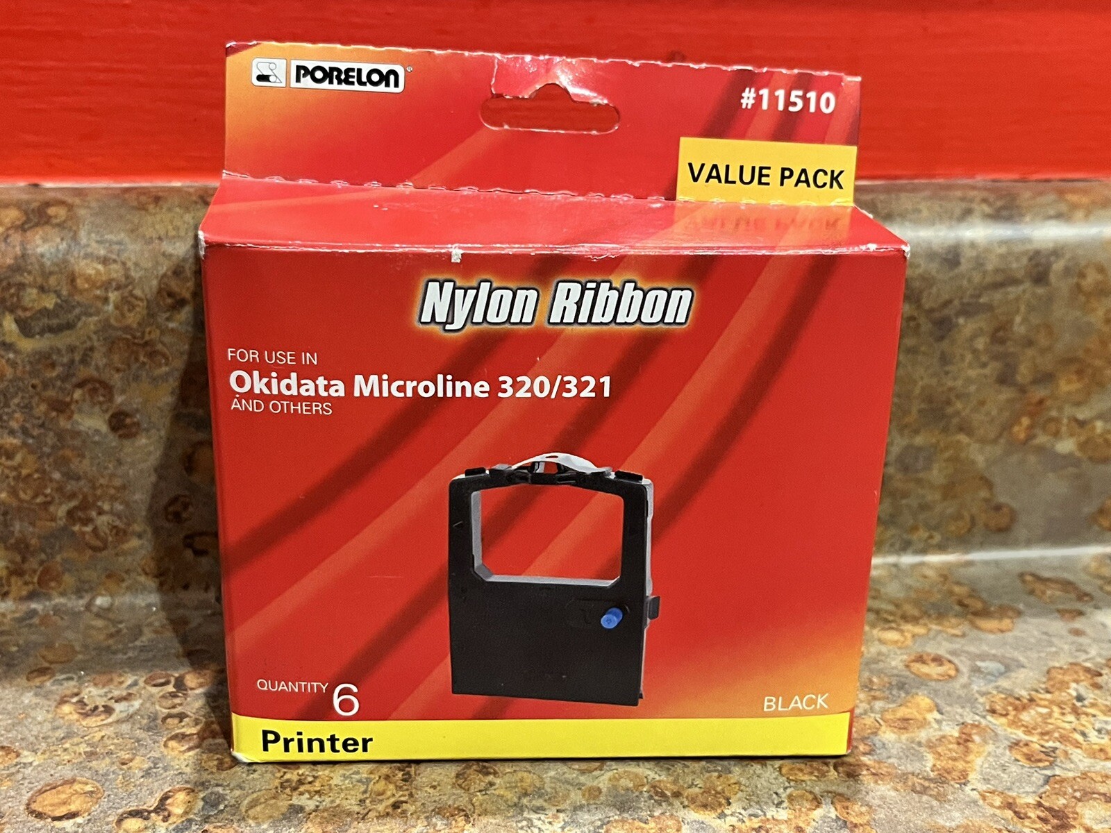 Porelon 11510 Nylon Ribbon Replacement For Okidata ML 320/321