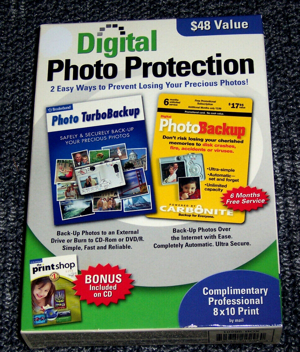 Encore - Broderbund - Digital Photo Protection - From Losing Your Photos