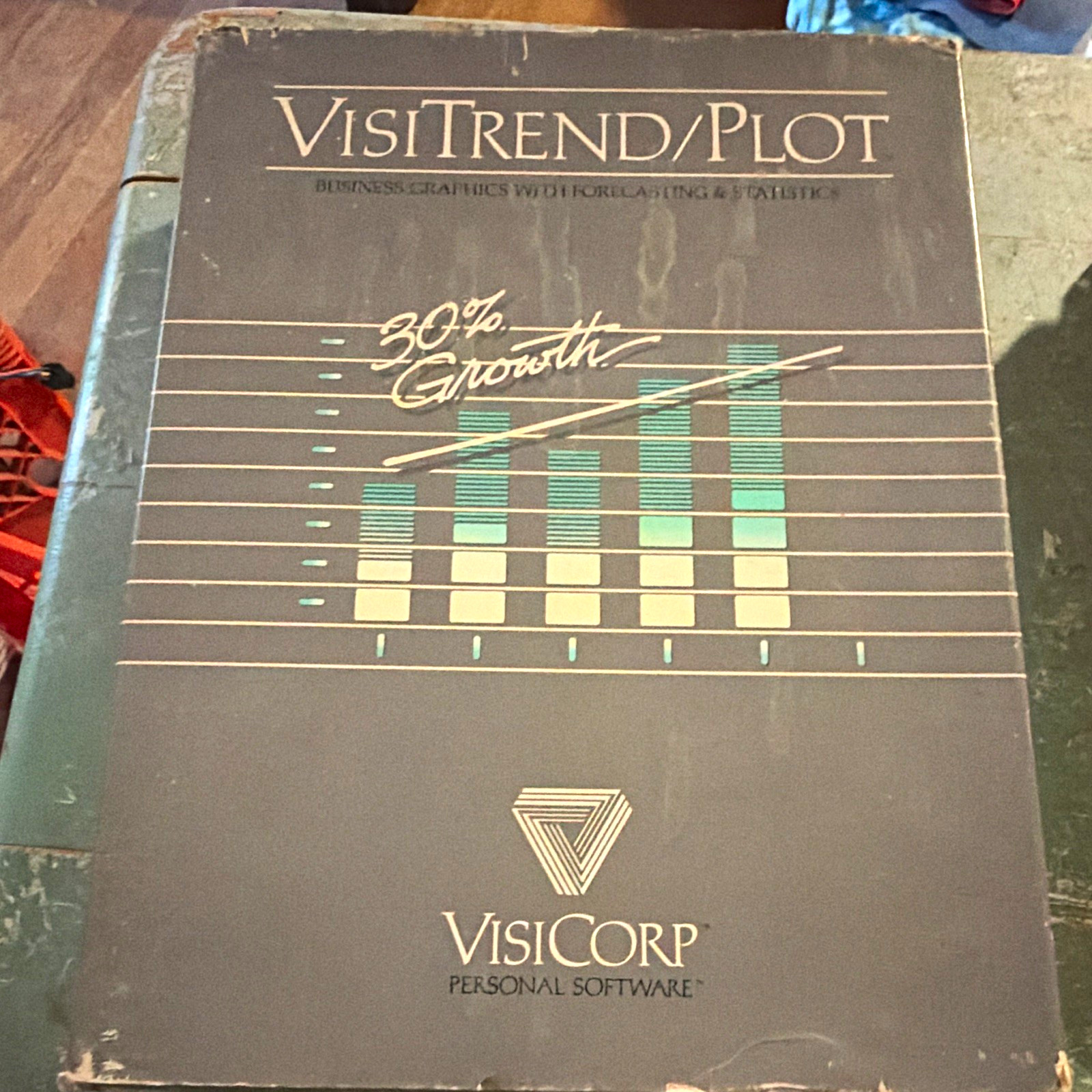 VisiCorp VisiTrend/Plot Business Graphics Apple II/II Plus 5.25" Floppy UNTESTED