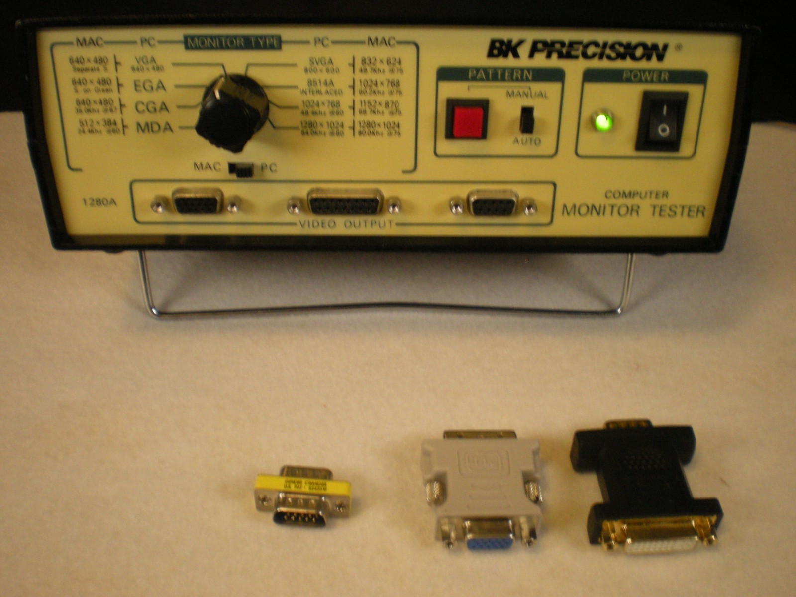 BK Precision Model 1280A Monitor TesterBurn In NOS SEE DESCRIPTIONPHOTOS G2U