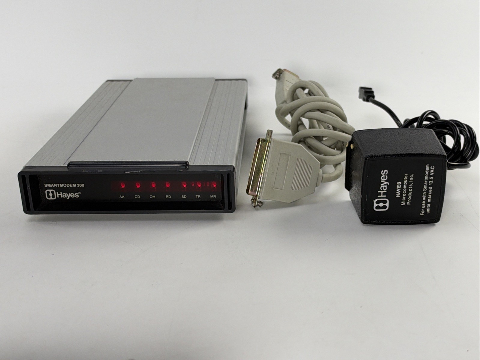 Hayes Smartmodem 300 Vintage External Modem 300 Baud Early Internet Collectible