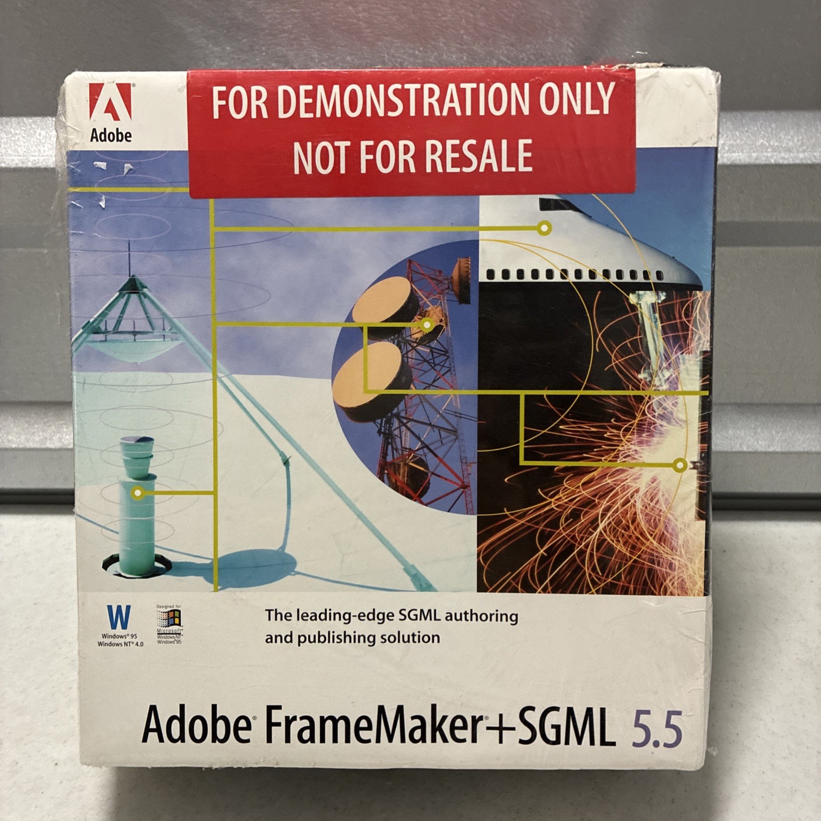 Adobe FrameMaker + SGML DEMO version 5.5 For Windows Brand New