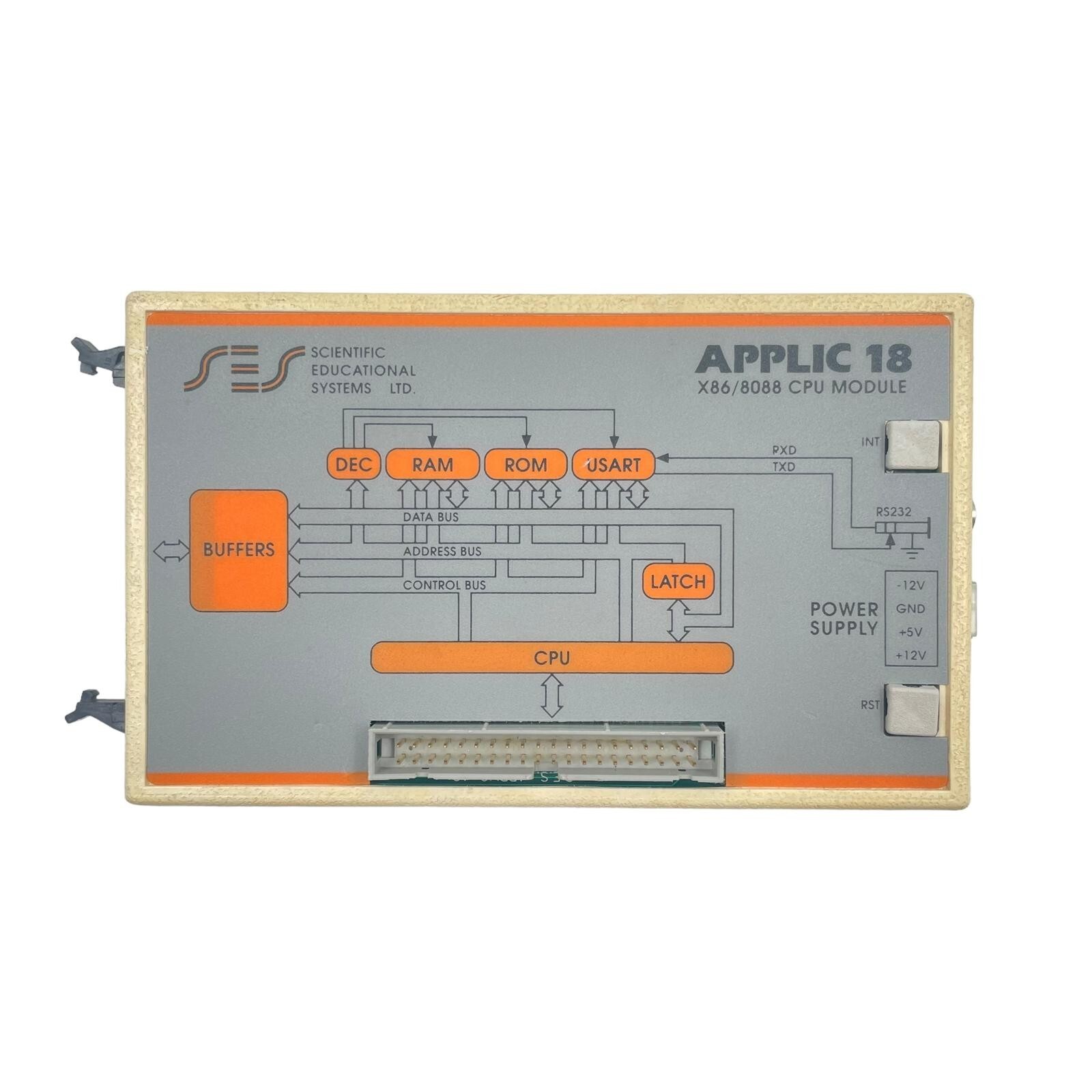 SES Microprocessor X86/8088 CPU Module Applic 18