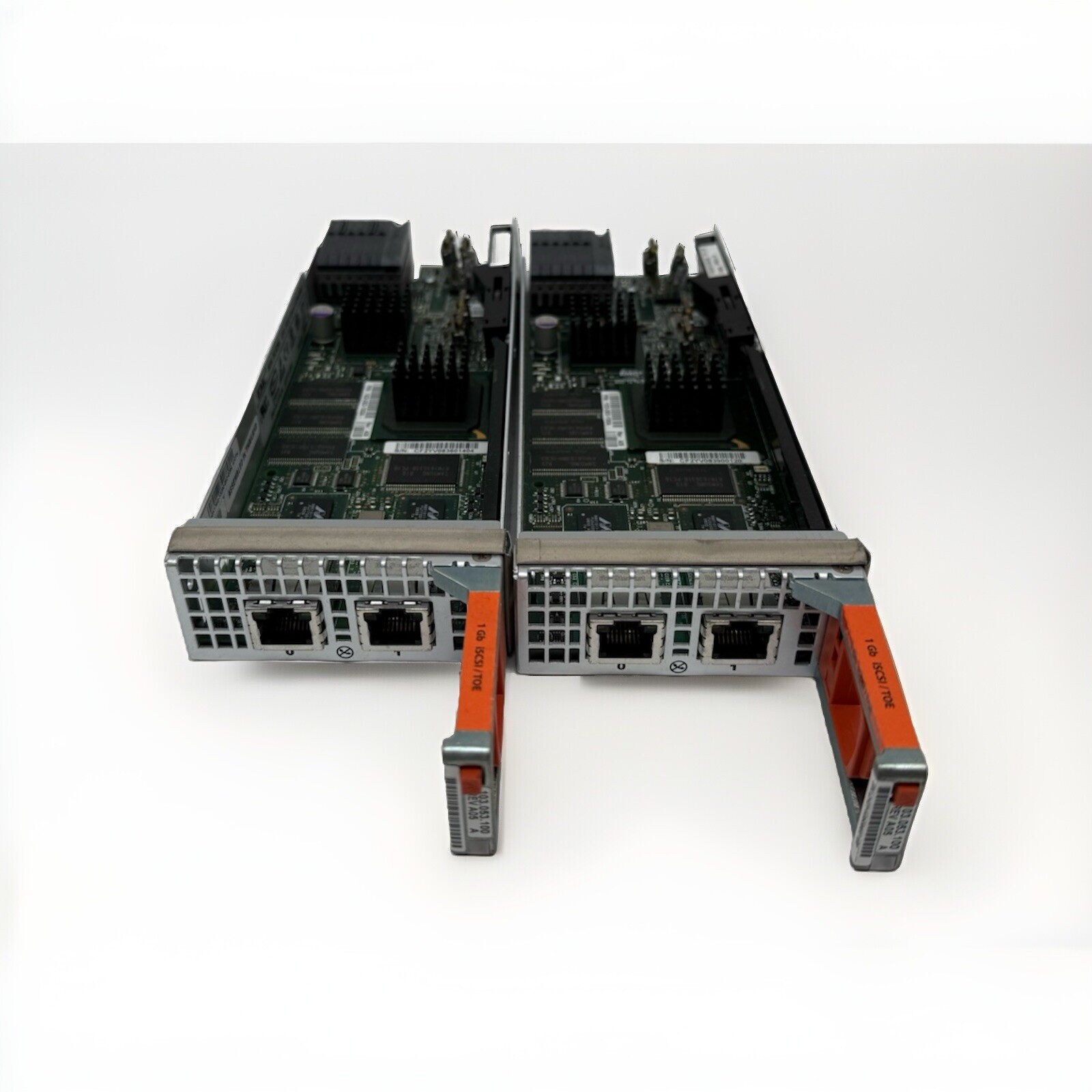 LOT OF 2 Dell EMC2 SLIC05 1Gb iSCSI / TOE 2-Port I/O Module 103-053-100A K176G