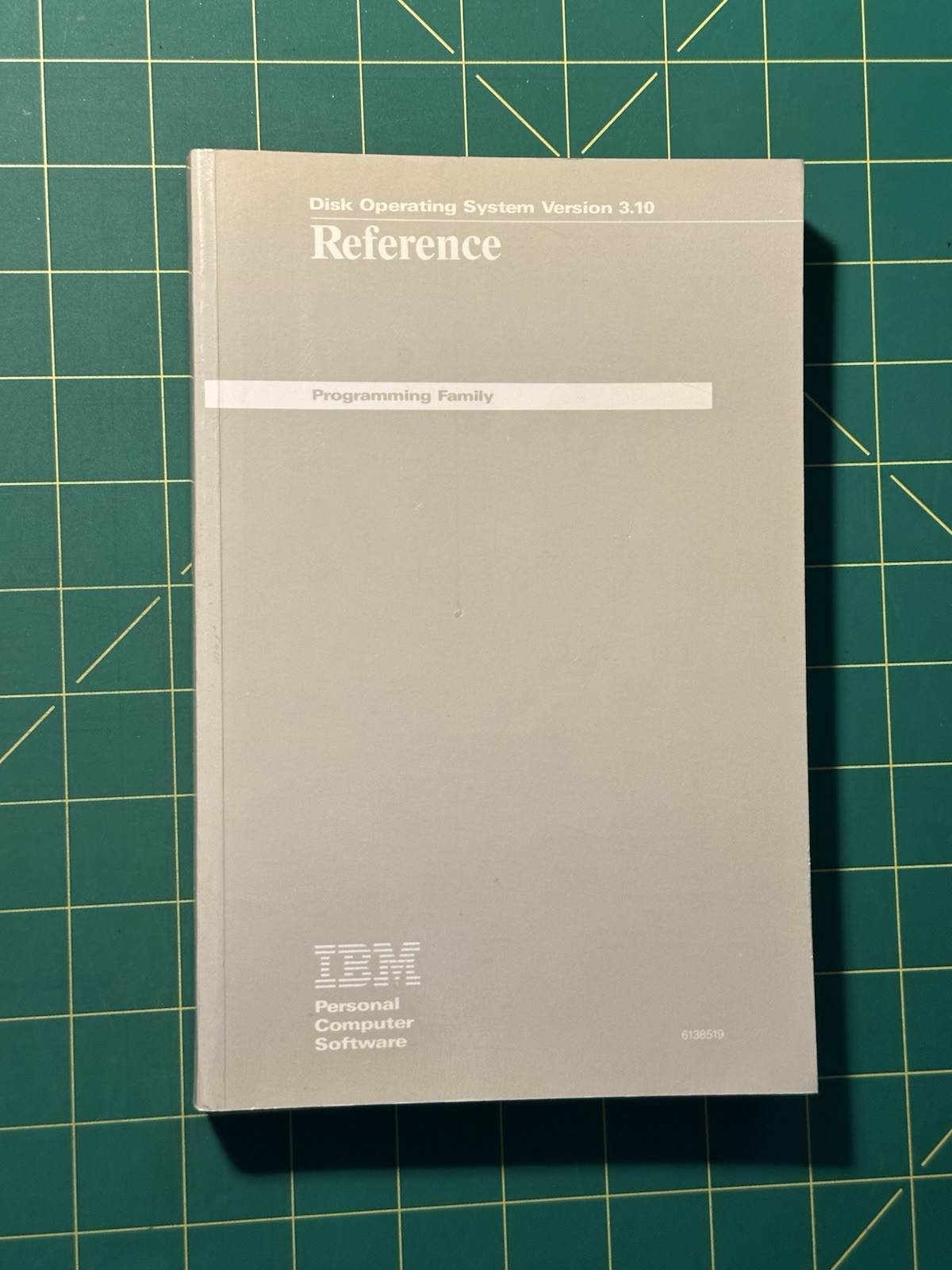 IBM - Disk Operating System Version 3.10 Reference - Programming Family