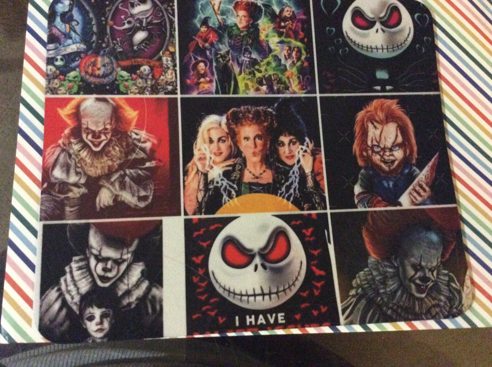 New Unbranded Scary Mouse Pad 7x9