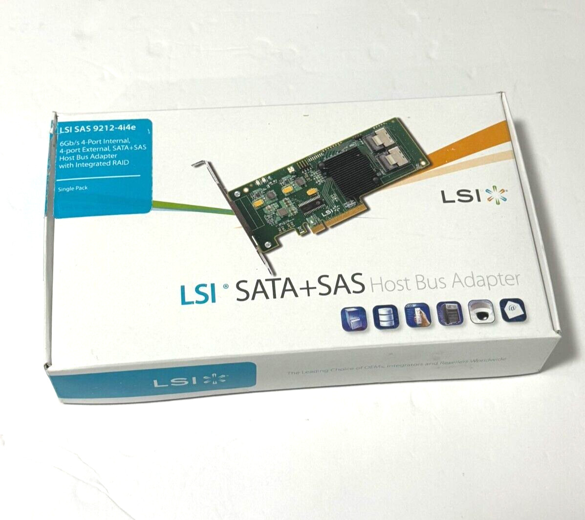 LSI SAS 9212-4i4e 6GB/s  SATA+SAS Host Bus Adapter