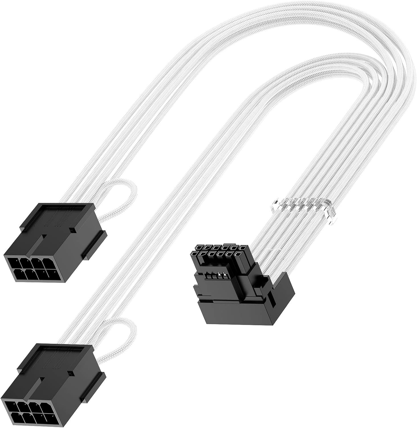 Bangfun 16Pin Right Angled RTX 4070 Ti GPU Power Extension Cable, PCIE 5.0 16Pin