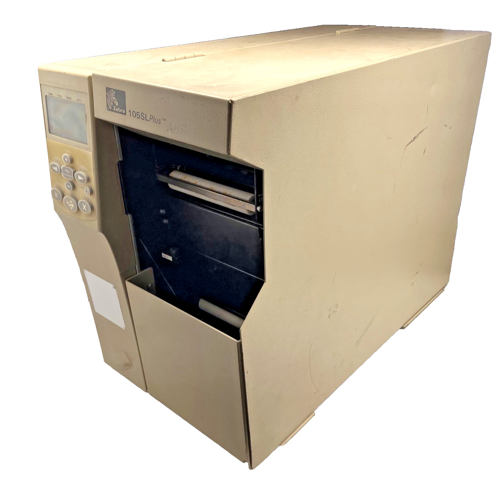 Zebra 105SL Plus Industrial DT/TT Shipping Label Printer Ethernet USB Rewinder
