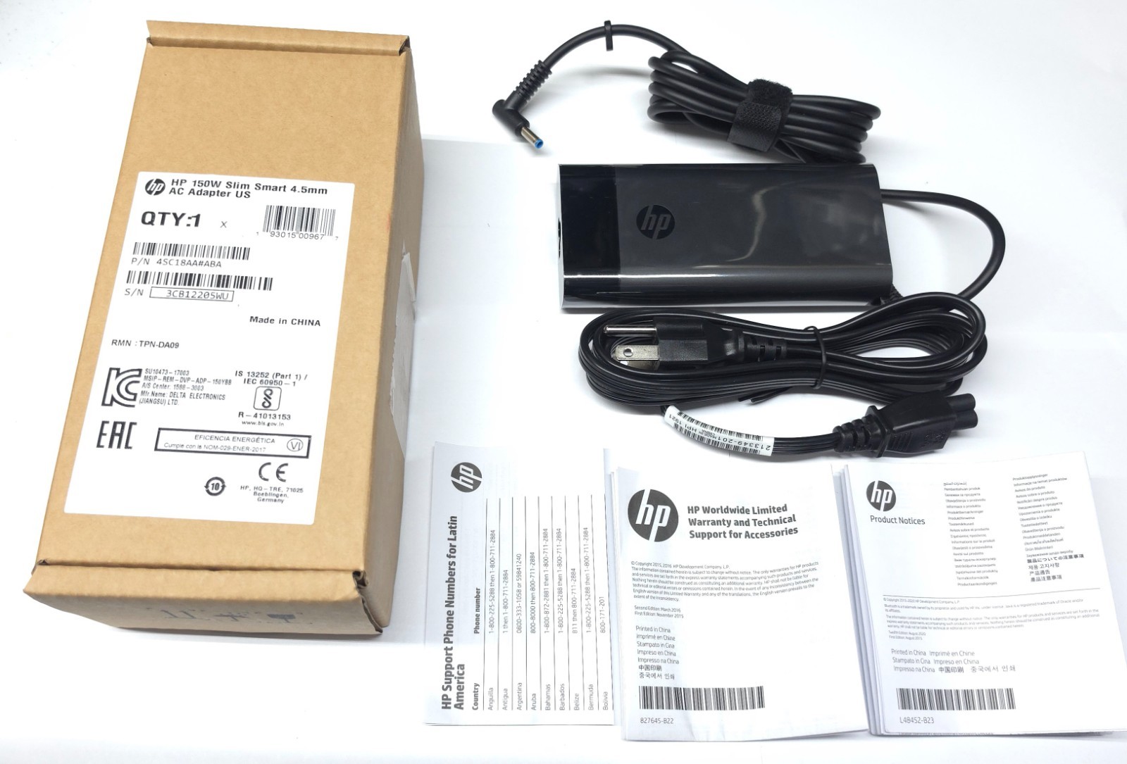 New HP 150W AC Charger For HP ZBook Studio G7 Mobile  21X53UT#ABA 8YP41AV-BOX