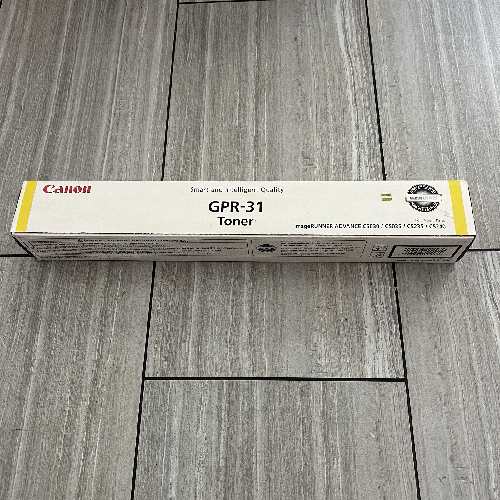 Genuine Canon  GPR-31 2802B003AB/AC Yellow Toner Cartridge New Sealed Box