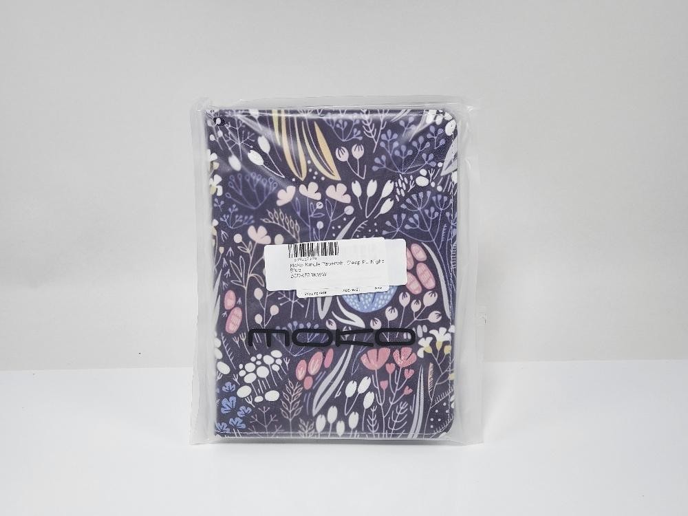 MoKo Kindle Paperwhite 11th/12th Case - Auto Wake Sleep PU Night Blue