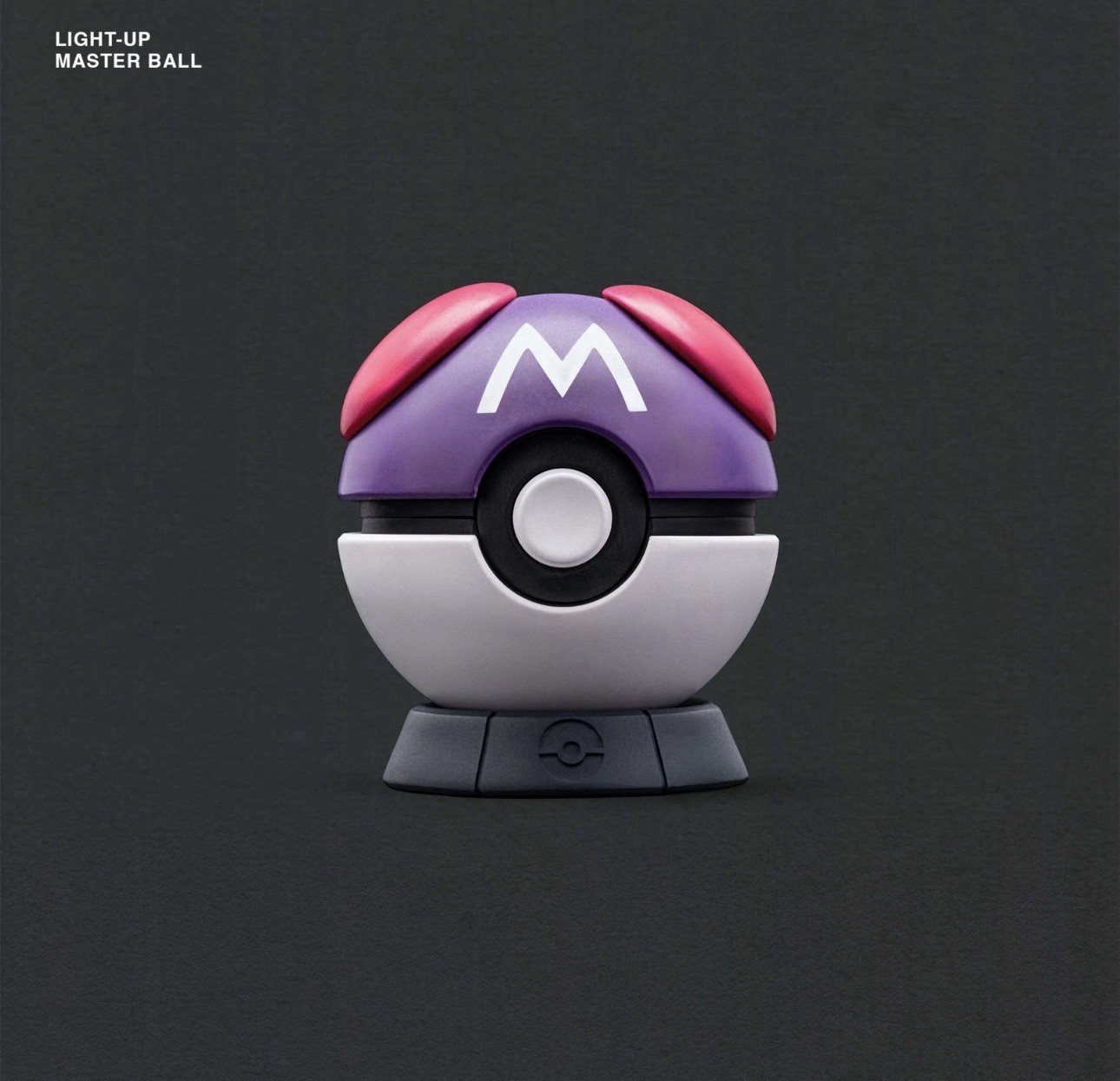 S-Craft LIGHT-UP MASTER BALL Artisan Pokemon Keycap Holder
