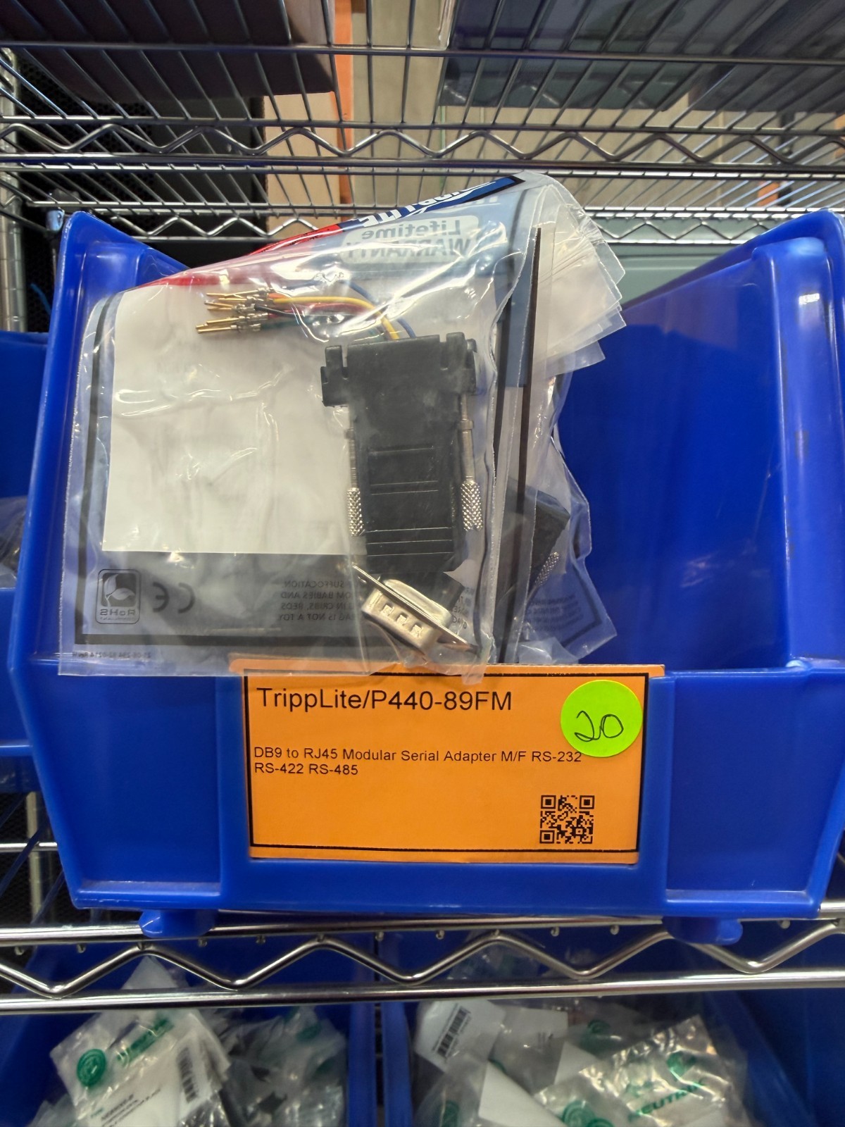 Tripp Lite P440-89FM DB9 to RJ45 Modular Serial Adapter (M/F) LOT OF qty 20