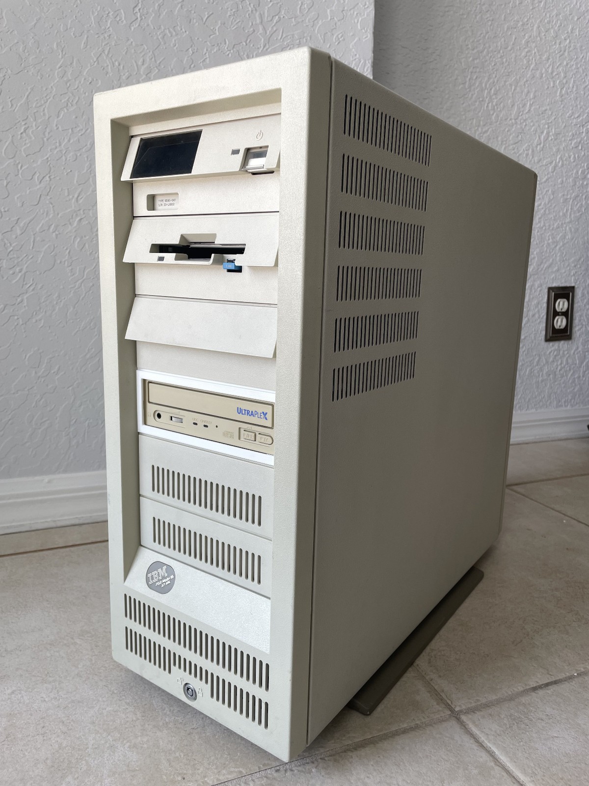 IBM PS/2 Model 95 w/ Type 3 150MHz AMD 5x86 CPU Upgrade CD-ROM Win95 - Restored