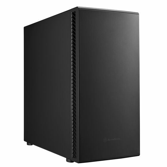 Silverstone SEQ1B  SETA Q1 SOUNDPROOF LOW NOISE USB-C Mid Tower, Black