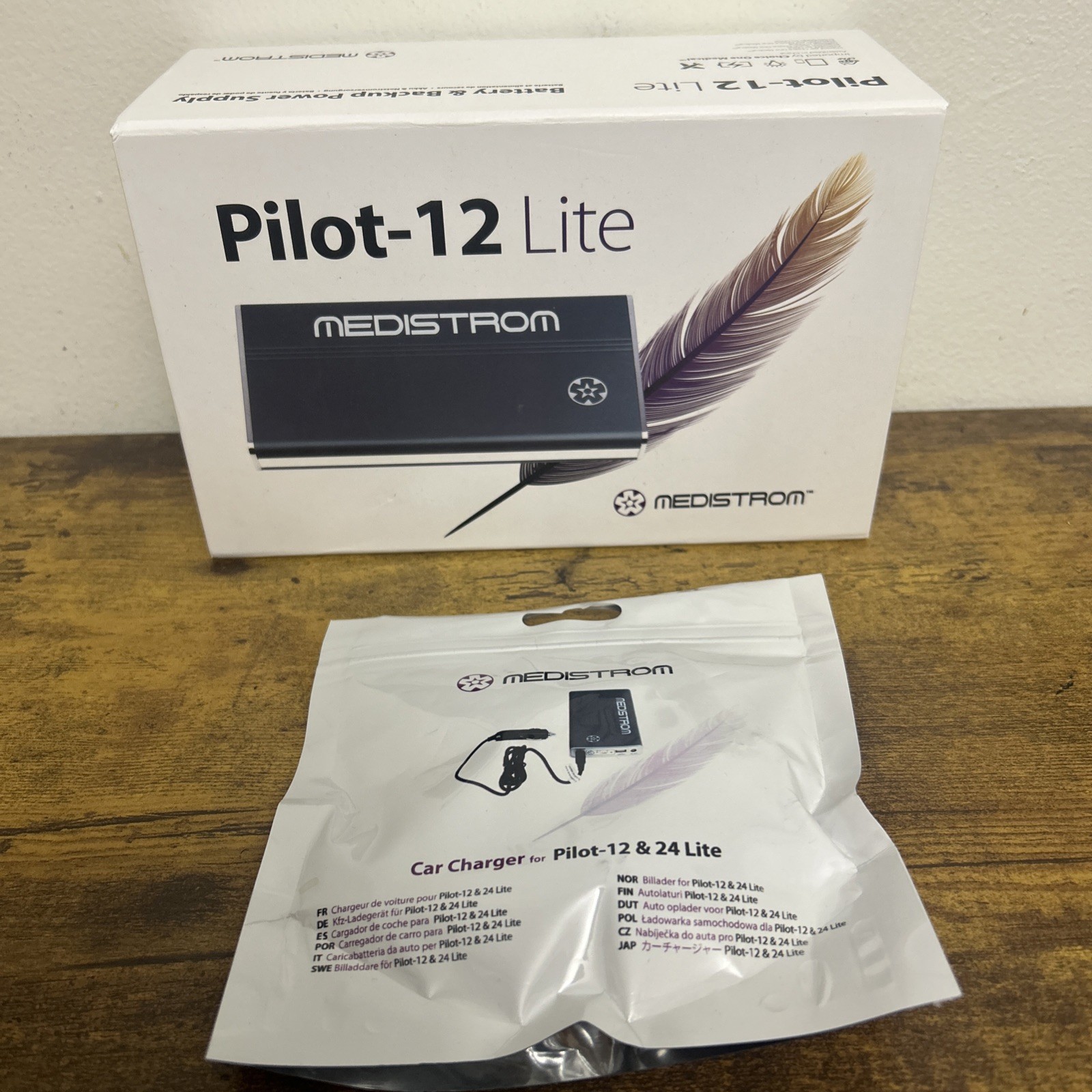 Medistrom Pilot-12 Lite Battery and Backup Power Supply With Cable + Car Charger