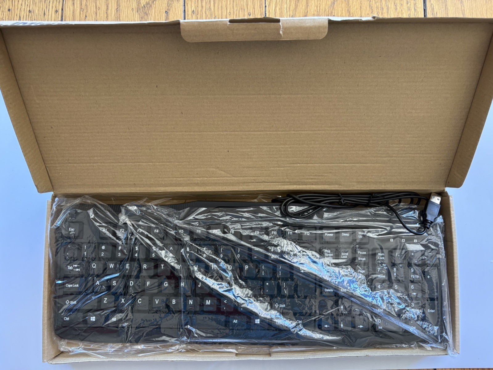 New iMicro KB-US9851 107-Key Wired USB Keyboard English