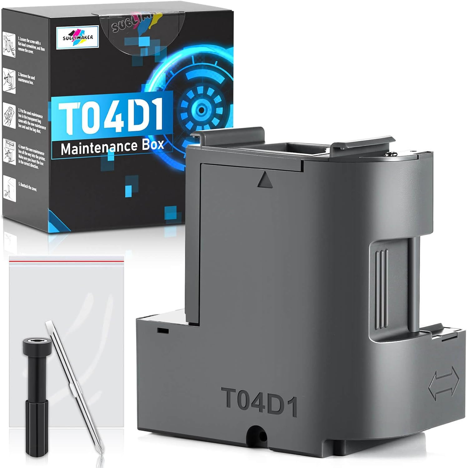 T04D1 Maintenance Box for EcoTank ET-15000 ET-3760 ET-3850 ET-4850 ET-4760 ET-37