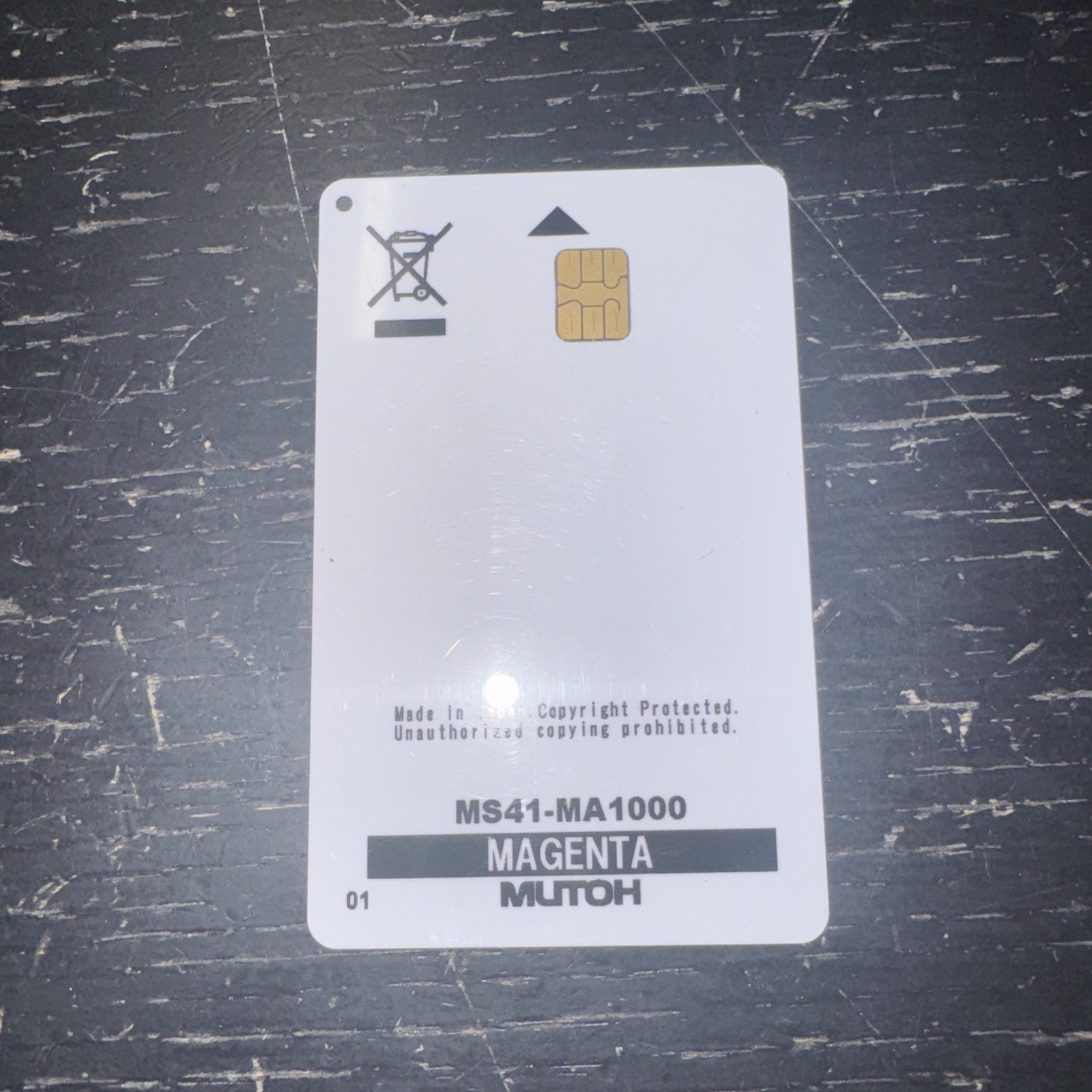 MUTOH INK Smart Chip Card Ms41- Magenta