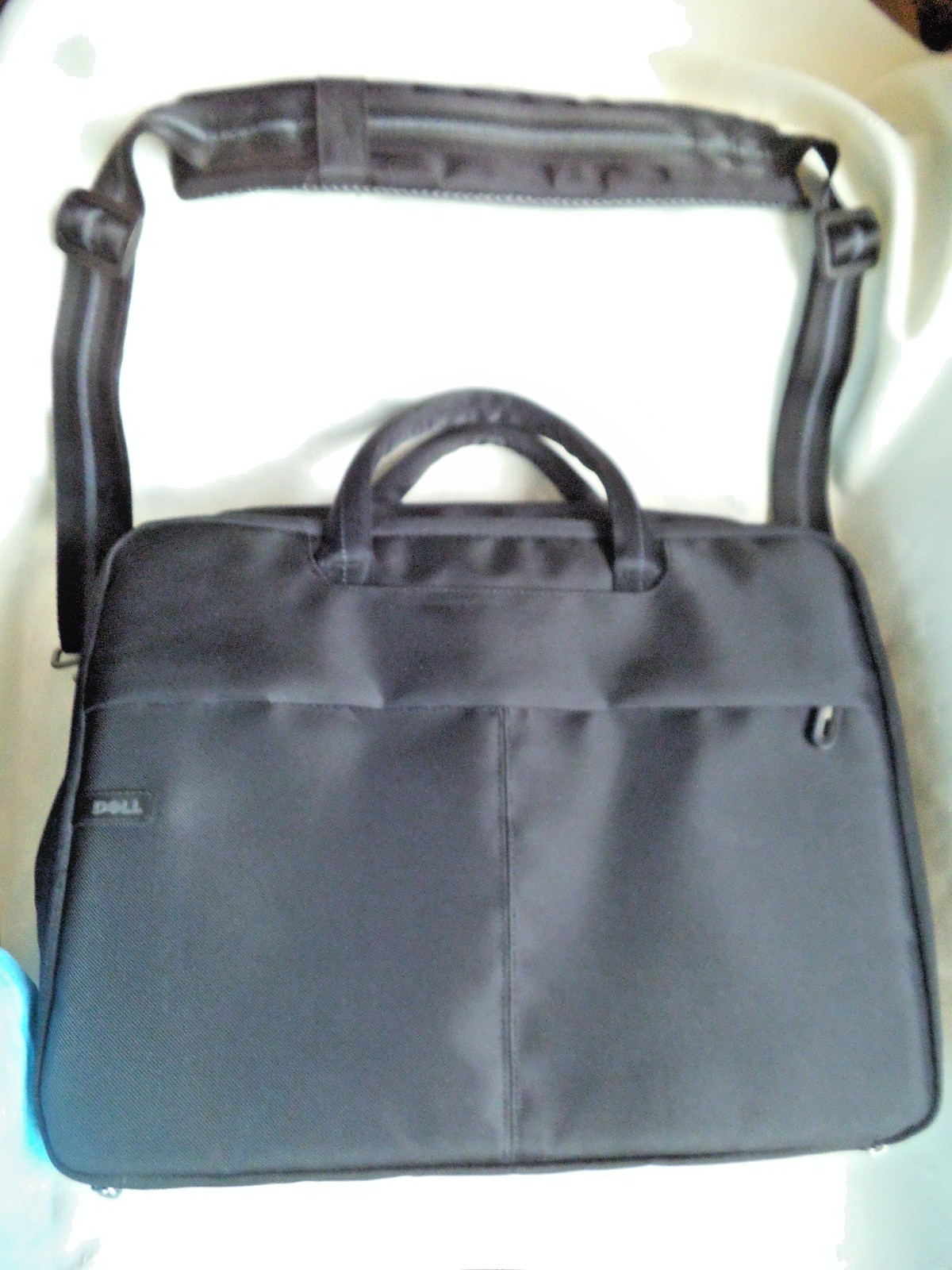NEW DELL PRO DELUXE LARGE BLACK LAPTOP BRIEFCASE ~ NWOT