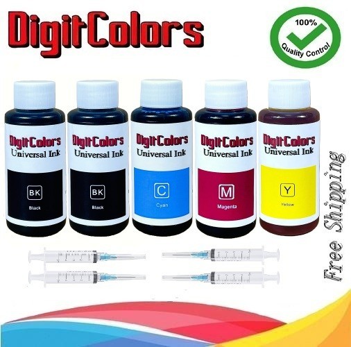 500ml Premium bulk refill Ink for Canon HP Lexmark Brother Dell Printer 4 colors