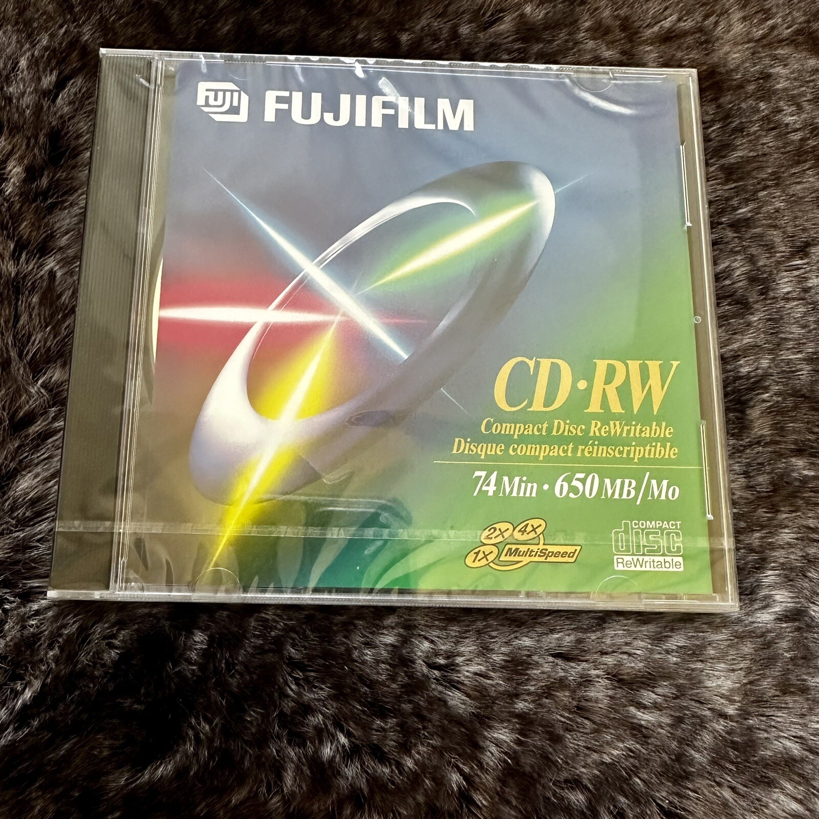 FujiFilm of 74-Minute • 650 MB CD-RW Compact Disc ReWritable Brand New & Sealed