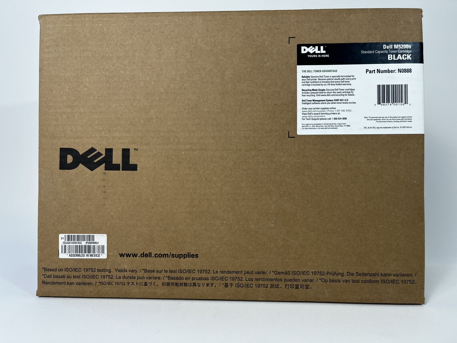 Dell M5200N Standard  Capacity Toner Cartridge BLACK  NEW