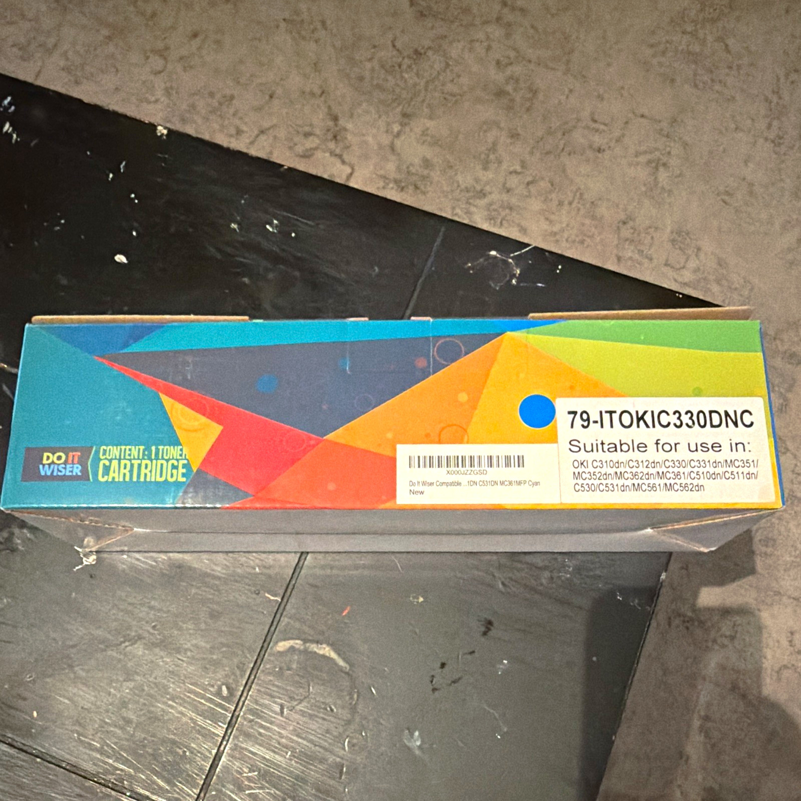 Do It Wiser Cyan Compatible Laser Toner 79-ITOKIC330DNC for OKI C330dn