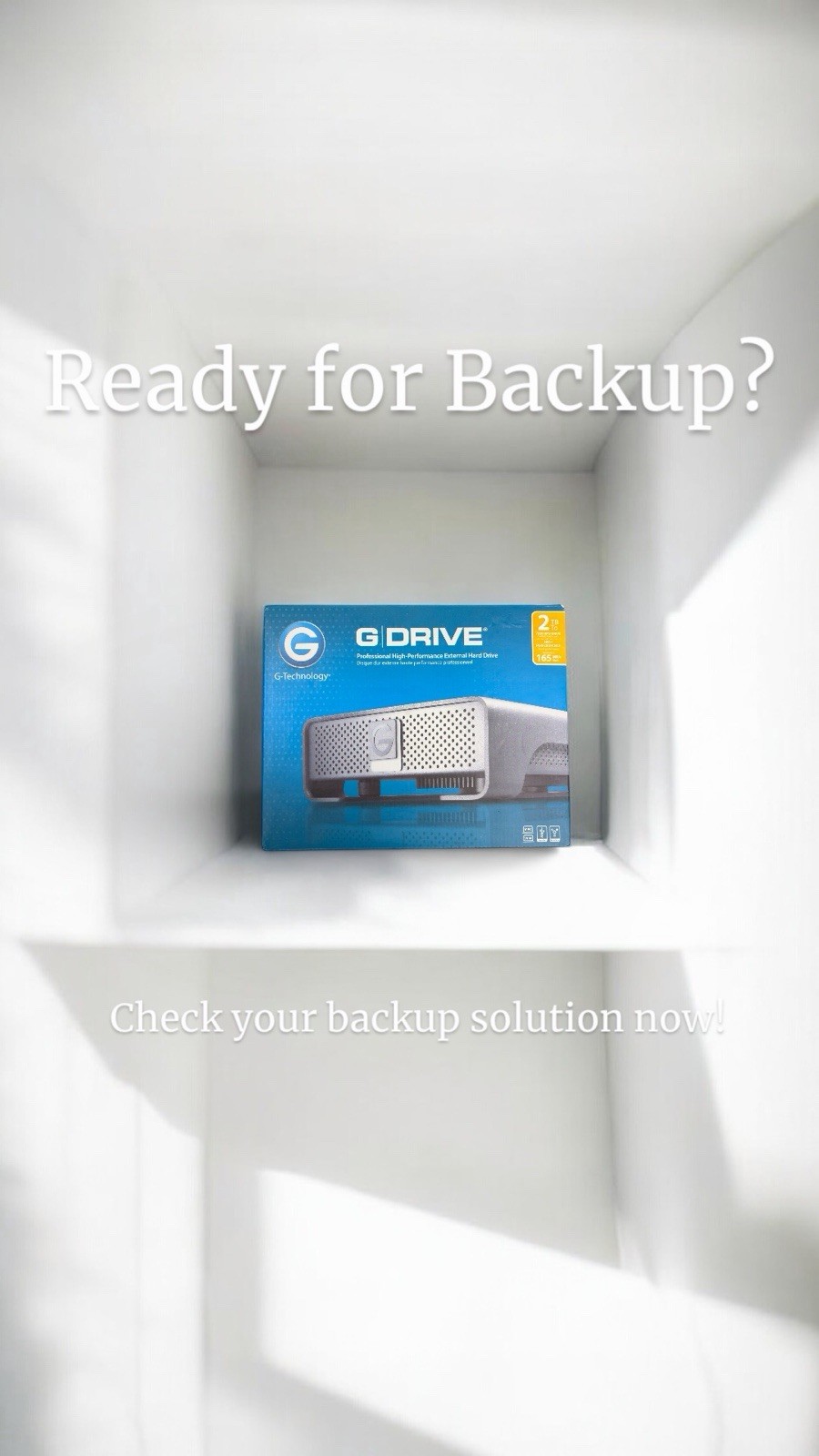 G-Technology G-DRIVE Professional External Hard Drive 2TB Gen5, USB 3.0 0G02529)
